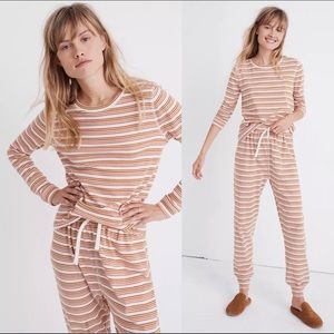 Madewell • honeycomb pajamas set Kasson stripe